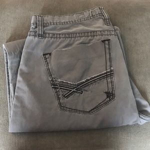 Buckle Men’s Gray Pants